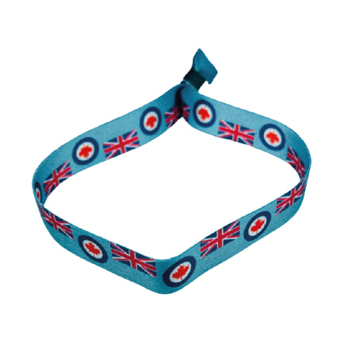 Woven Wristband – Flag Royal Canadian Air Force Ensign – Canada – P1423