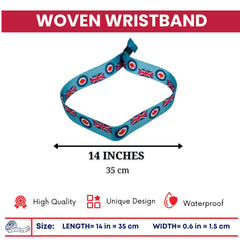 Woven Wristband – Flag Royal Canadian Air Force Ensign – Canadá – P1423