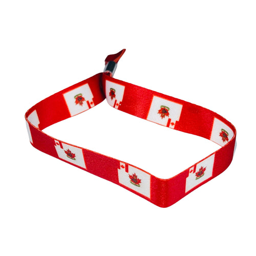 Woven Wristband - Flag Royal Canadian Army Cadets - Canada - P1548