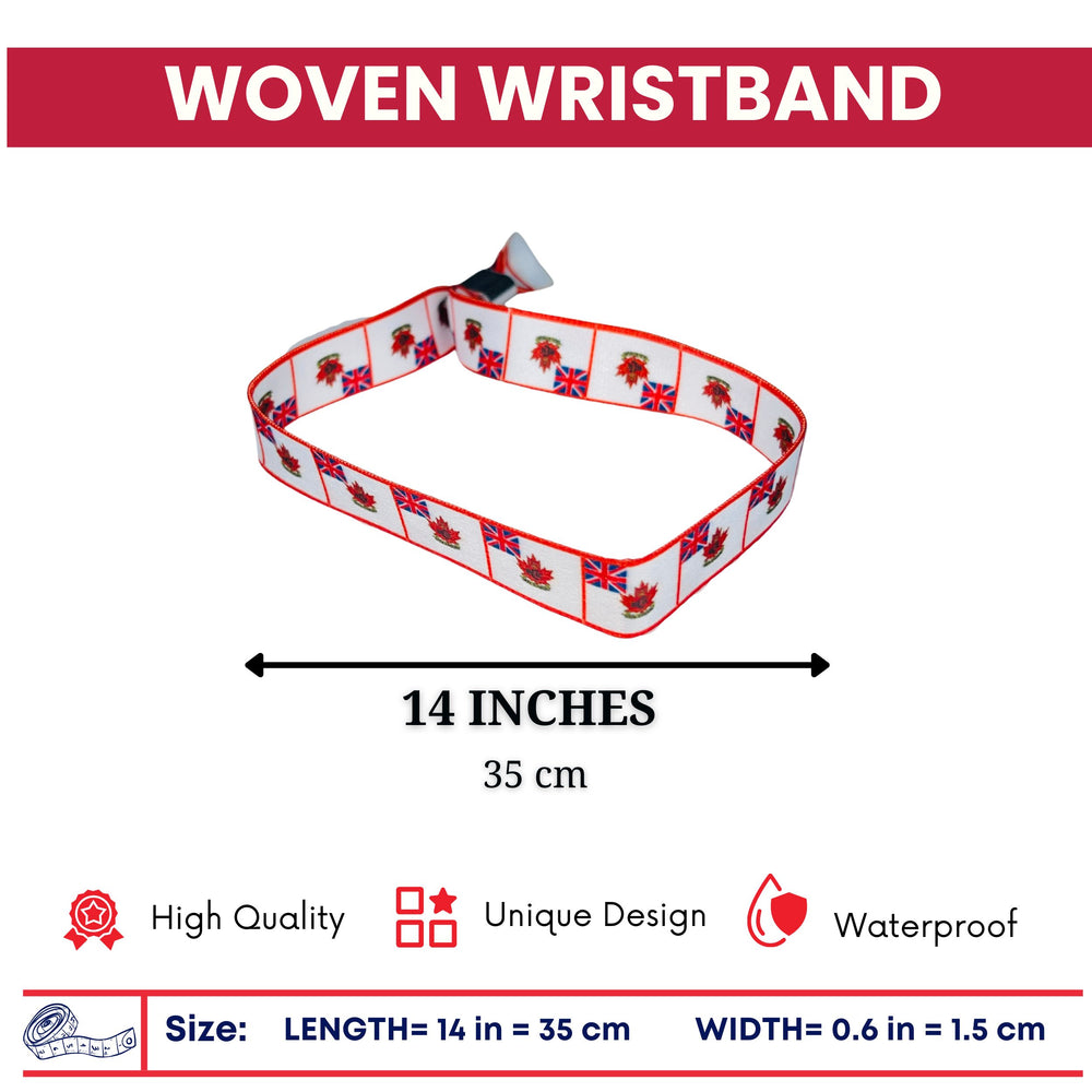 Woven Wristband - Flag Royal Canadian Army Cadets - Canadá - P1552