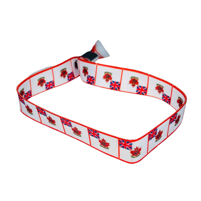 Woven Wristband - Flag Royal Canadian Army Cadets - Canadá - P1552