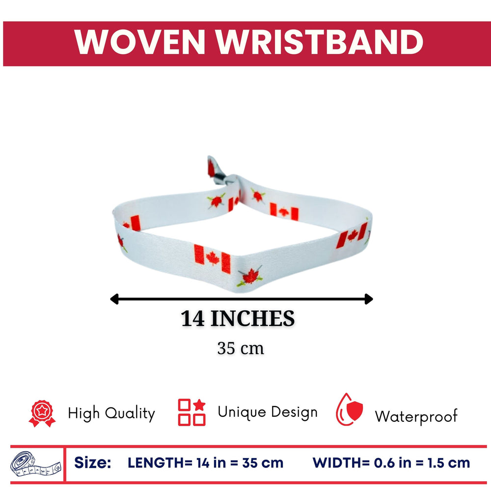 Woven Wristband - Flag Royal Canadian Cadets - Canadá - P1484