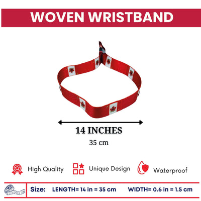 Woven Wristband – Flag Royal Canadian Cadets - Canadá – P1429