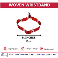 Woven Wristband – Flag Royal Canadian Cadets - Canadá – P1429