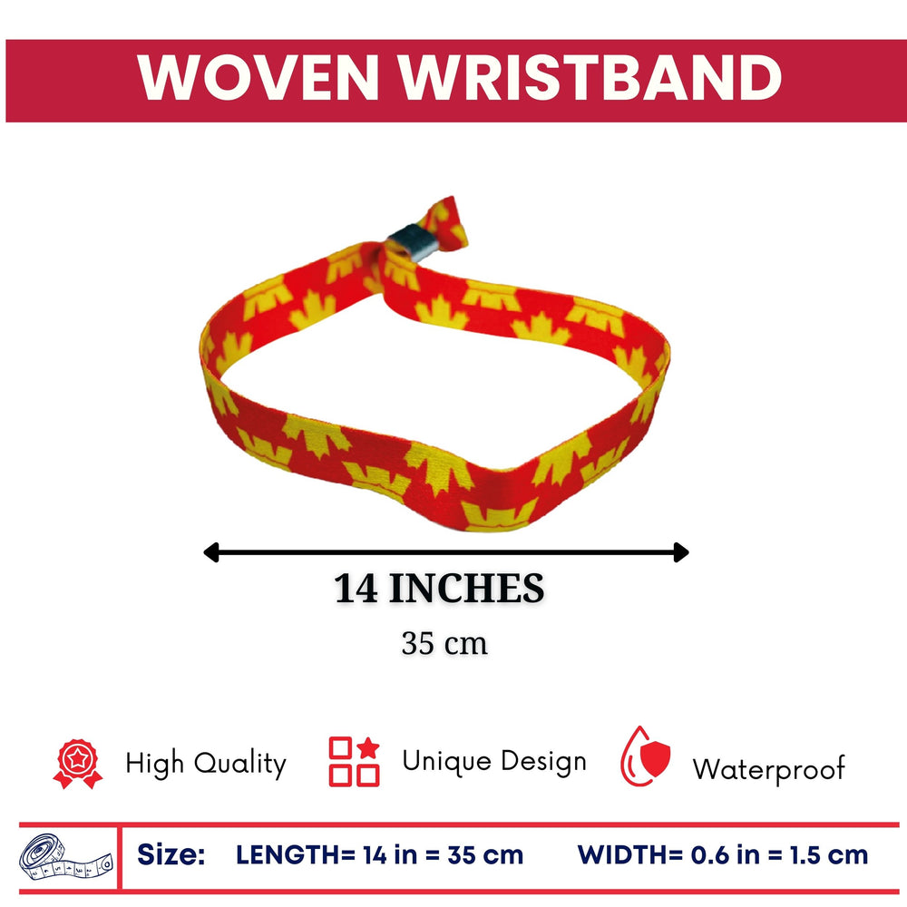 Woven Wristband – Flag Royal Canadian Mint – Canadá – P1467