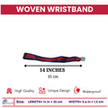 Woven Wristband – Flag Royal Canadian Mounted Police – Canadá – P1470