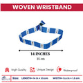 Woven Wristband – Flag Royal Military College Saint-Jean – Canadá – P2547