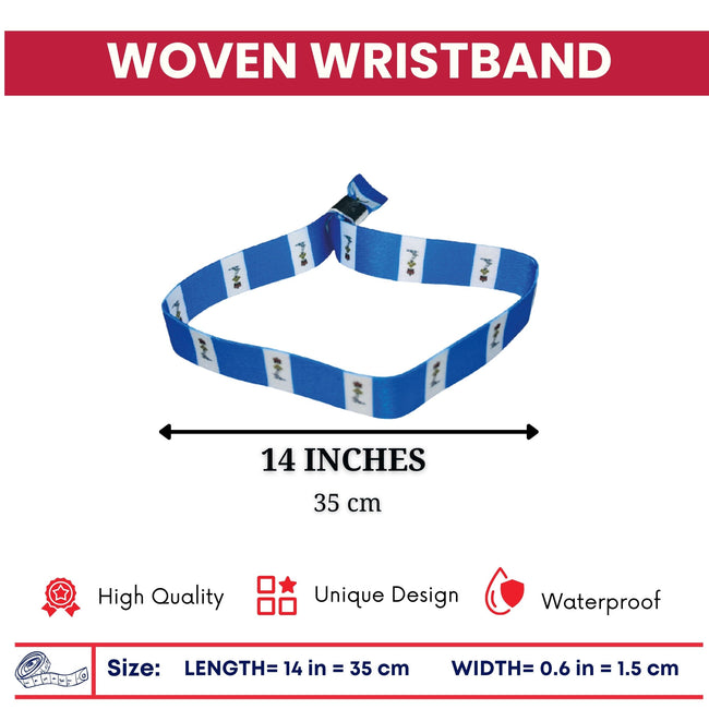 Woven Wristband – Flag Royal Military College Saint-Jean – Canadá – P2547