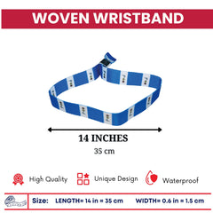 Woven Wristband – Flag Royal Military College Saint-Jean – Canadá – P2547