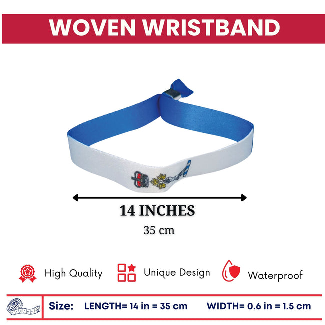 Woven Wristband – Flag Royal Military College Saint-Jean – Canadá – P2550