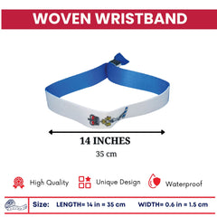 Woven Wristband – Flag Royal Military College Saint-Jean – Canadá – P2550