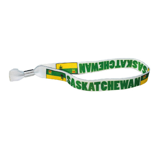 Woven Wristband – Flag Of Saskatchewan – Canada – P2519