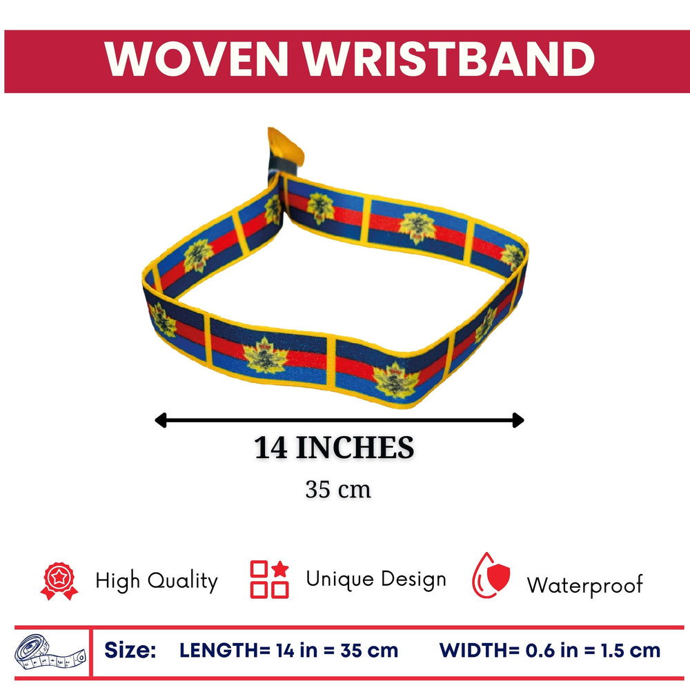 Woven Wristband – Flag The Cadet Instructors Cadre – Canadá – P2544