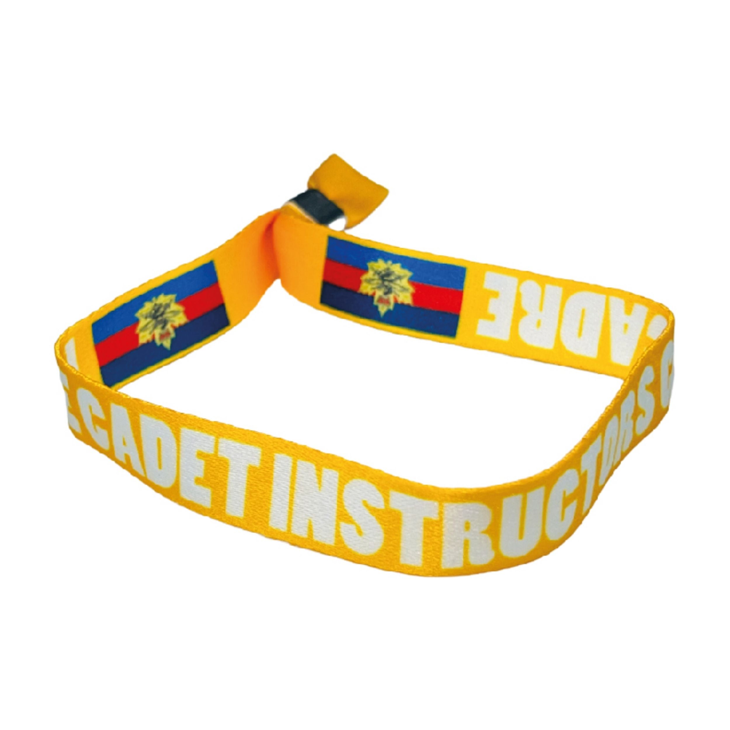 Woven Wristband – Flag The Cadet Instructors Cadre – Canadá – P2545