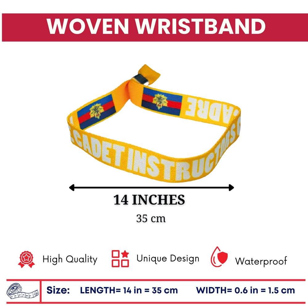 Woven Wristband – Flag The Cadet Instructors Cadre – Canadá – P2545