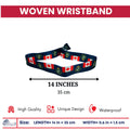 Woven Wristband - Flag The Canada Border Services Agency - Canadá - P1447