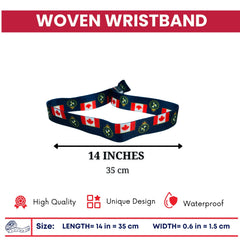 Woven Wristband - Flag The Canada Border Services Agency - Canadá - P1447