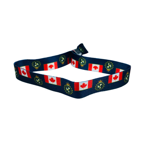 Woven Wristband - Flag The Canada Border Services Agency - Canada - P1447