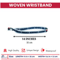 Woven Wristband - Flag The Canada Bordes Services Agency - Canadá - P1448