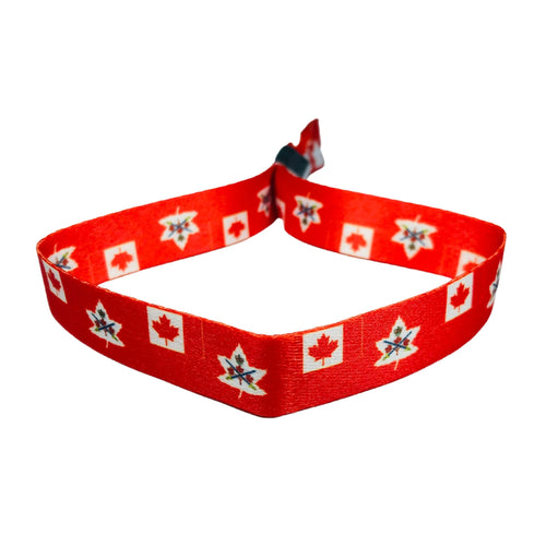 Woven Wristband - Flag The Canadian Army - Canada - P1449