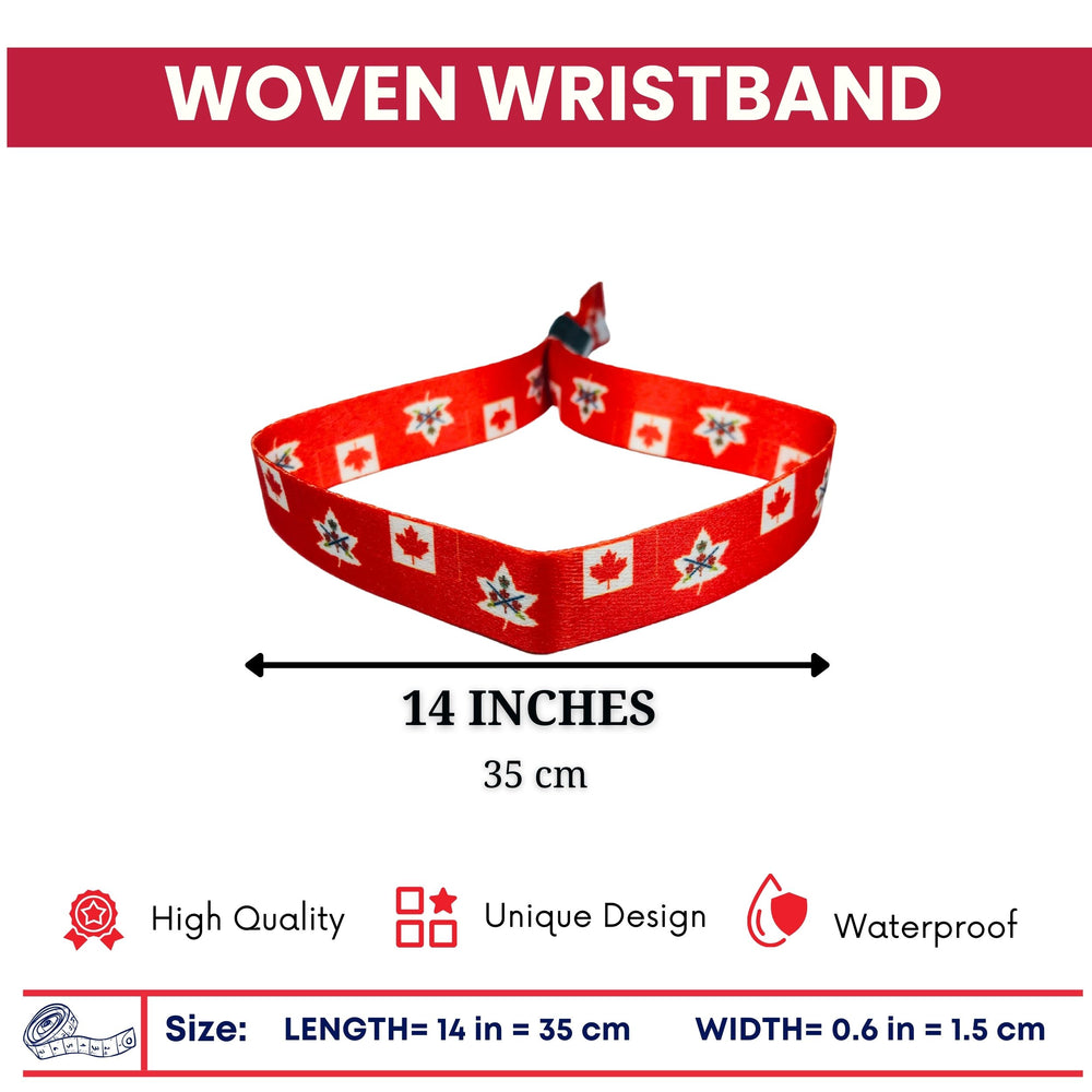 Woven Wristband - Flag The Canadian Army - Canadá - P1449
