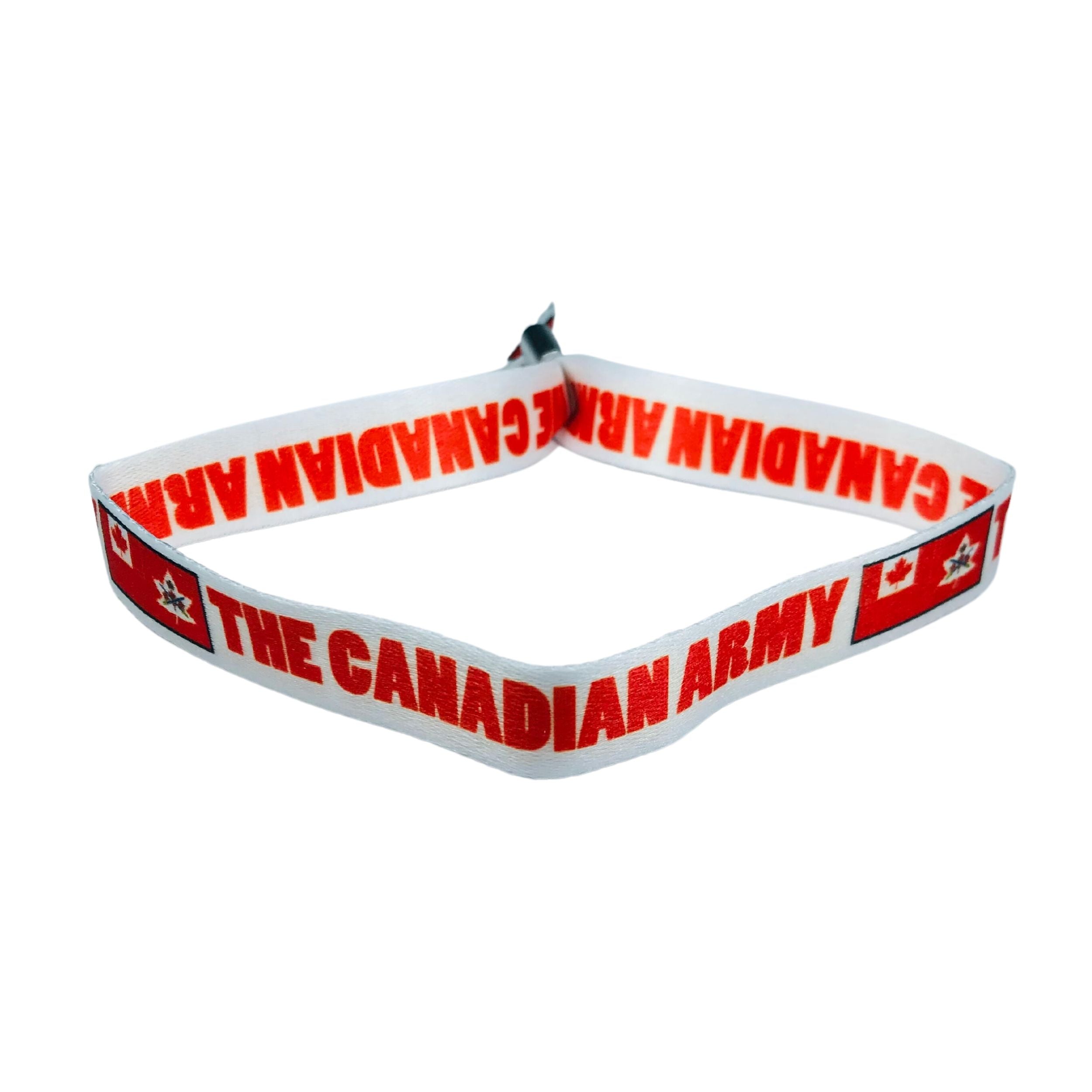 Woven Wristband - Flag The Canadian Army - Canadá - P1450