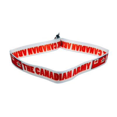 Woven Wristband - Flag The Canadian Army - Canadá - P1450
