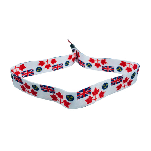 Woven Wristband - Flag The Canadian Army - Canada - P1451
