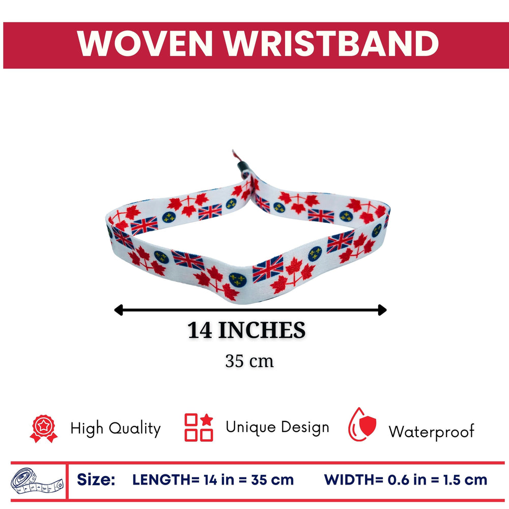Woven Wristband - Flag The Canadian Army - Canadá - P1451