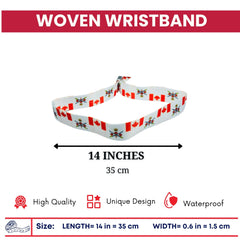 Woven Wristband - Flag The Canadian Army - Canadá - P1453