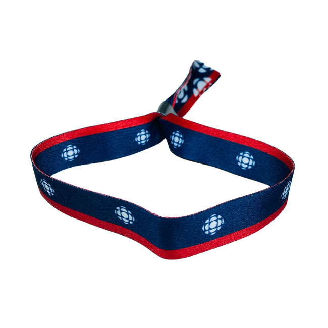Woven Wristband - Flag The Canadian Broadcasting Corporation - Canadá - P1455