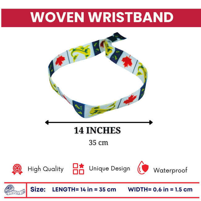 Woven Wristband – Flag The Canadian Coast Guard – Canadá – P1437