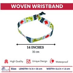 Woven Wristband – Flag The Canadian Coast Guard – Canadá – P1437