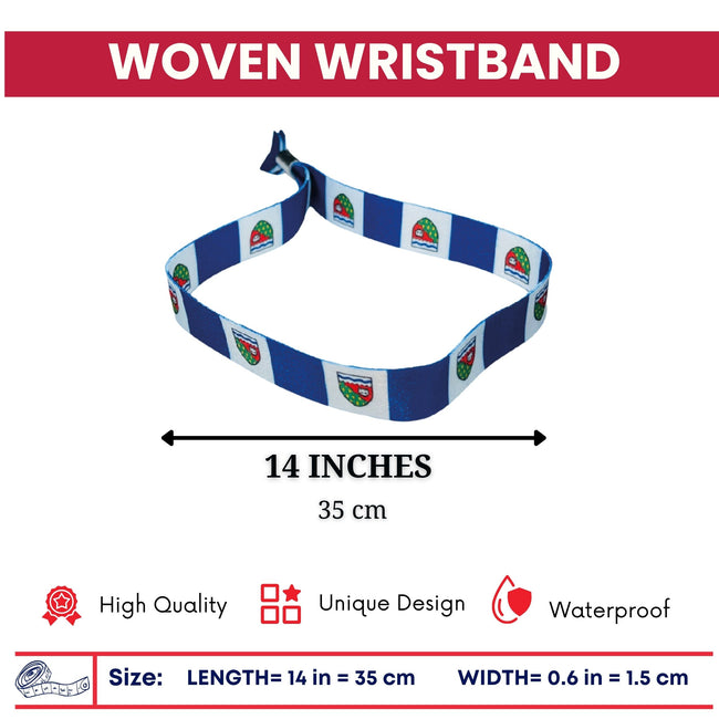 Woven Wristband – Flag The Northwest Territories – Canadá – P2514