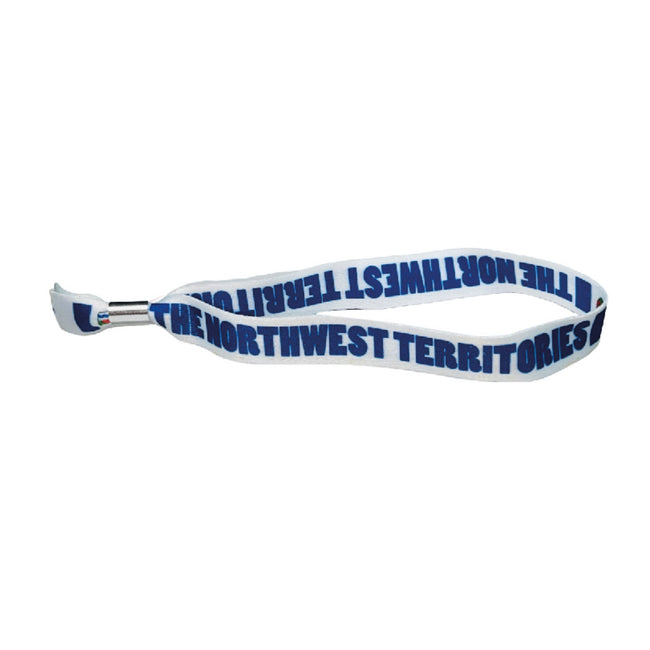 Woven Wristband – Flag The Northwest Territories – Canadá – P2515