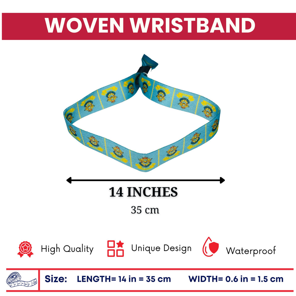 Woven Wristband - Flag The Royal Canadian Air Cadet - Canadá - P1546