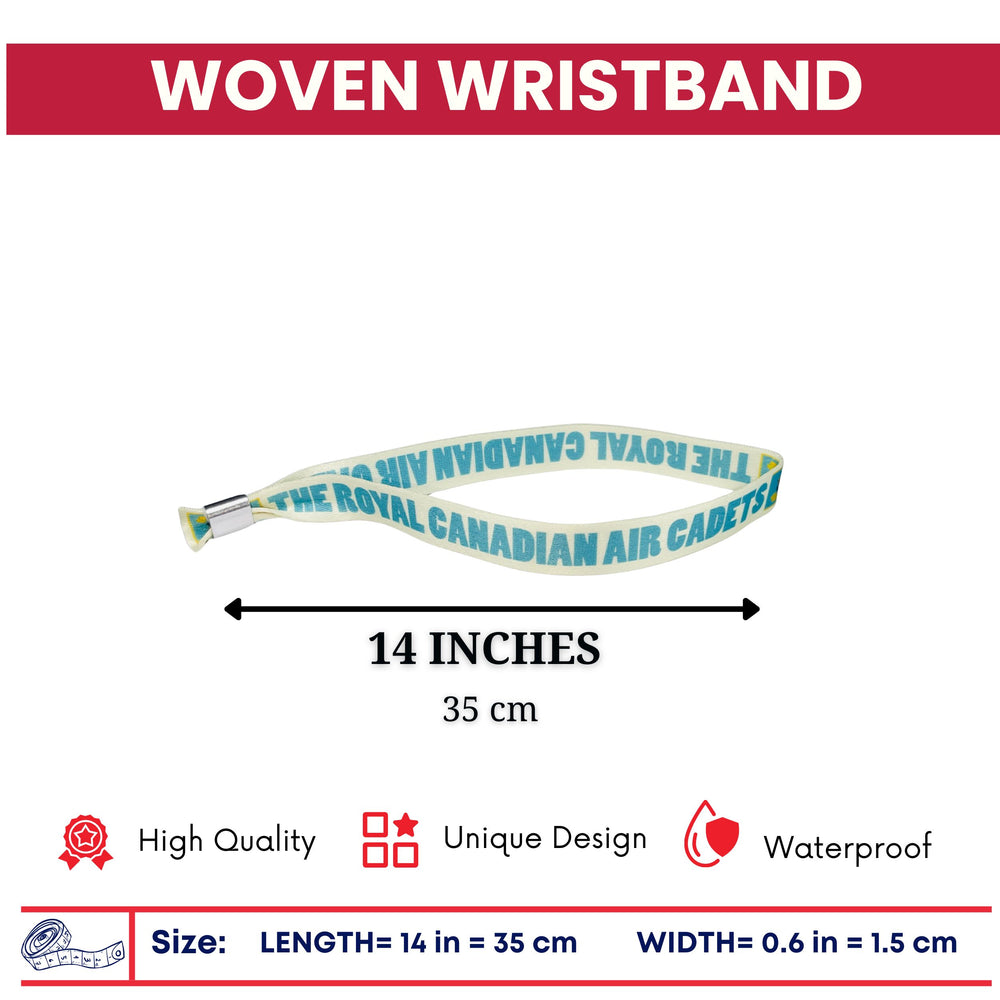 Woven Wristband - Flag The Royal Canadian Air Cadet - Canadá - P1547