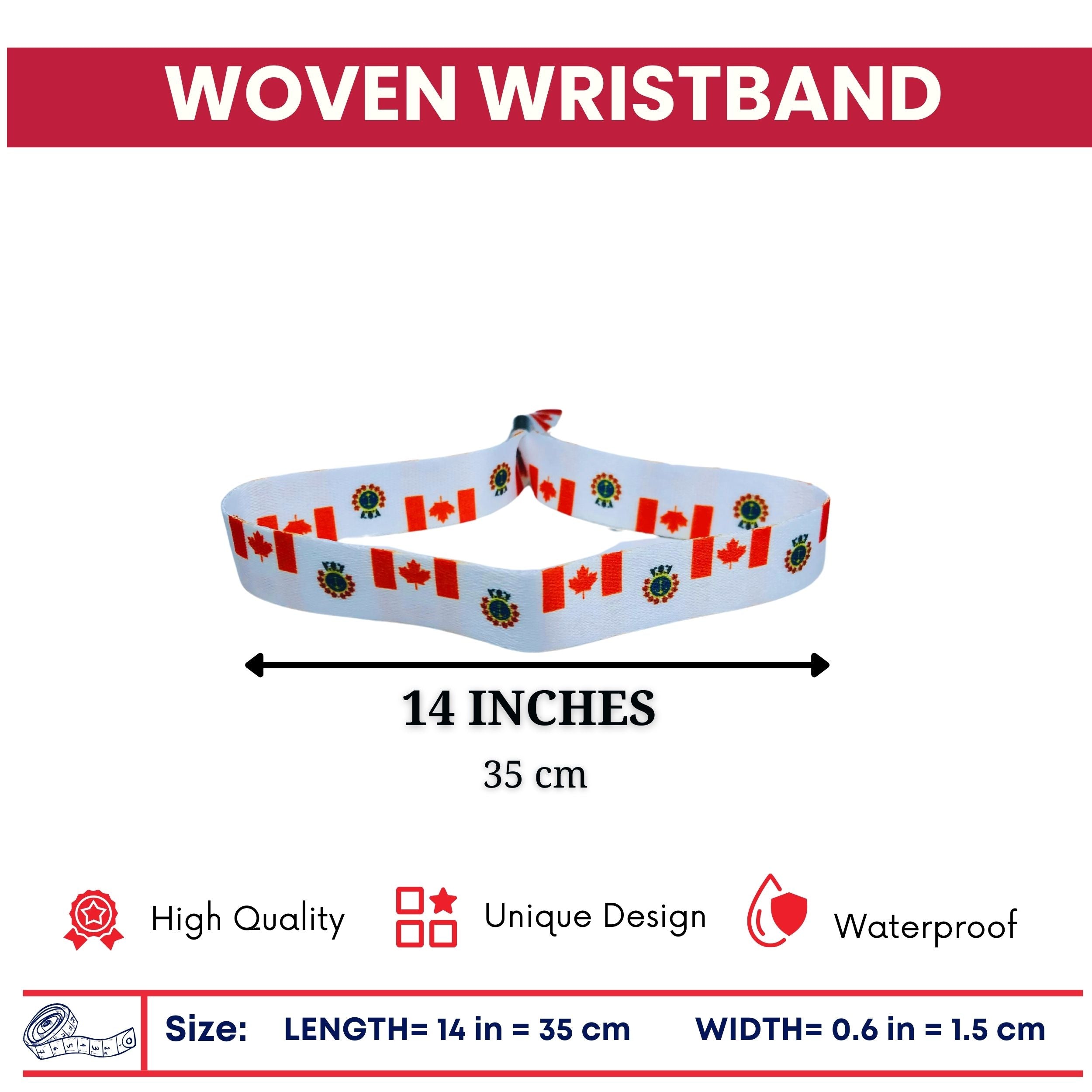 Woven Wristband - Flag The Royal Canadian Sea Cadets - Canadá - P1441