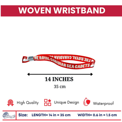 Woven Wristband - Flag The Royal Canadian Sea Cadets - Canadá - P1442