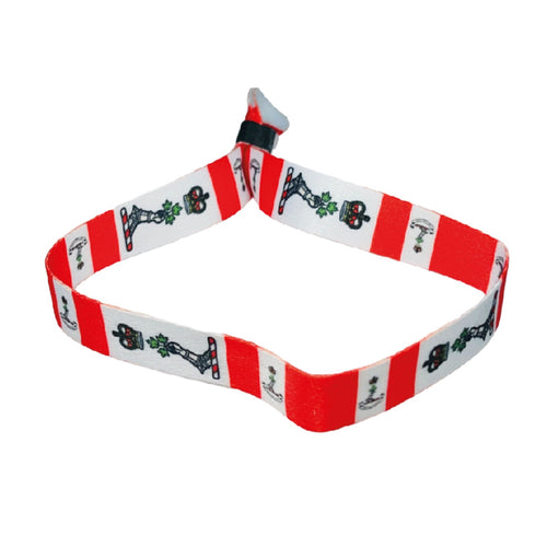 Woven Wristband - Flag The Royal Military College – Canada – P2511