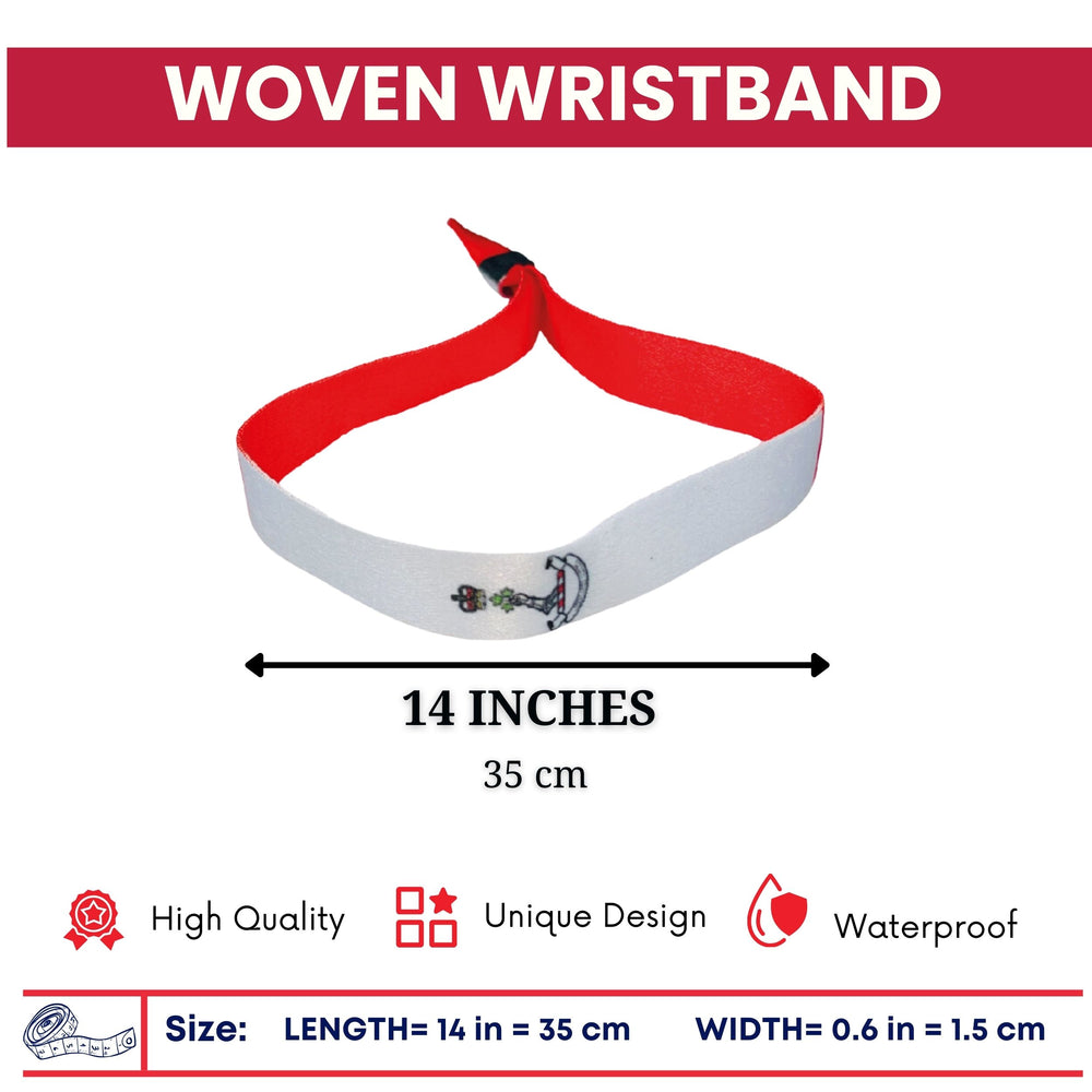 Woven Wristband - Flag The Royal Military College – Canadá – P2512