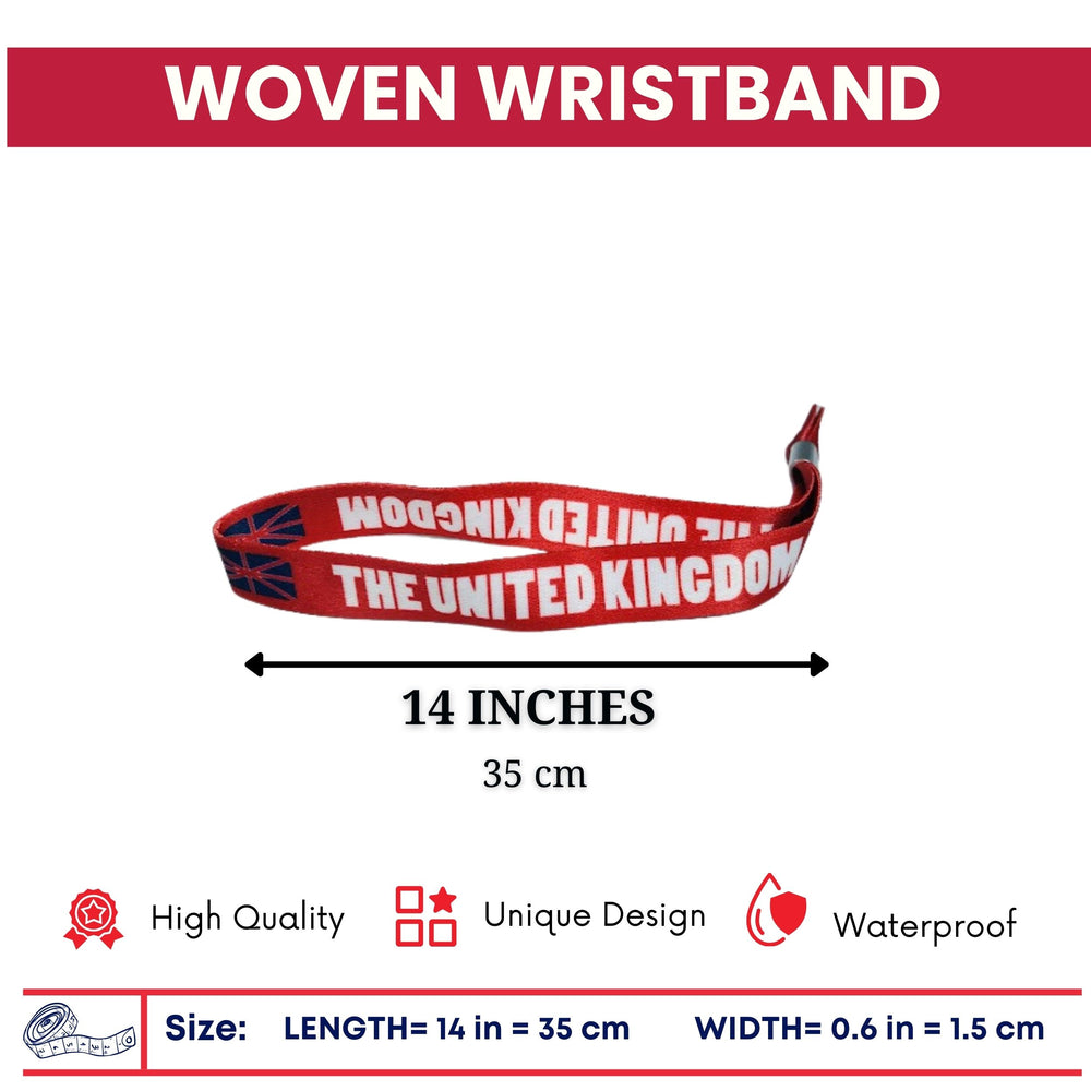 Woven Wristband - Flag The United Kingdom - Canadá - P2510