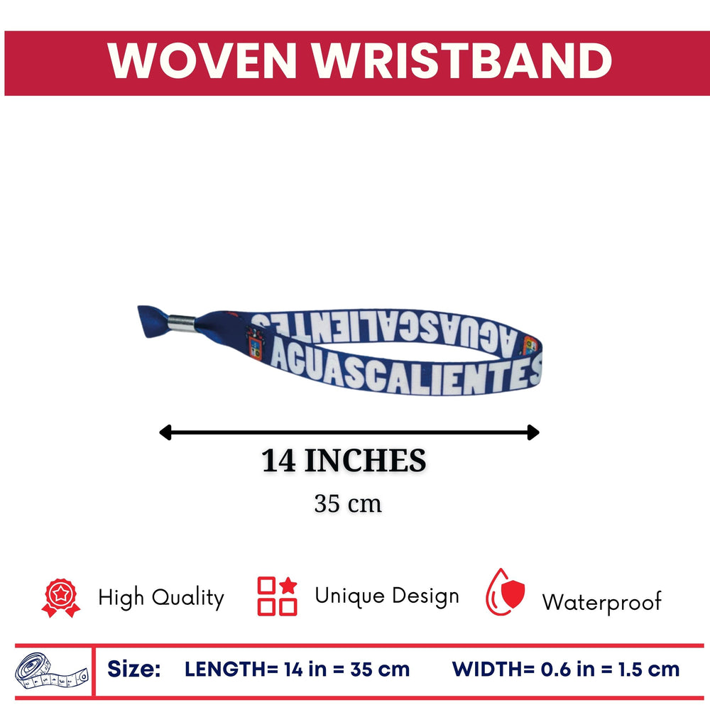 Woven Wristband - Shield of Aguascalientes - Mexico - P2587