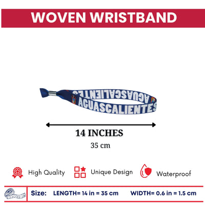 Woven Wristband - Shield of Aguascalientes - Mexico - P2587