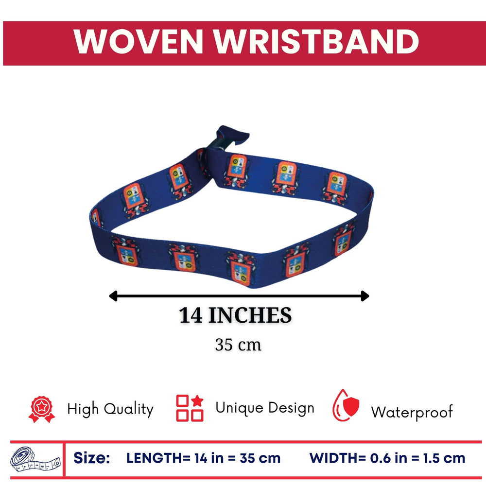 Woven Wristband – Shield of Aguascalientes – Mexico - P2586