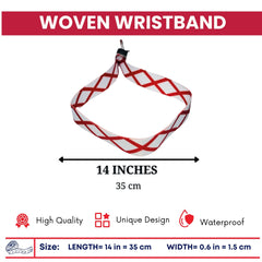 Woven Wristband - State Flag Alabama - USA - P1893