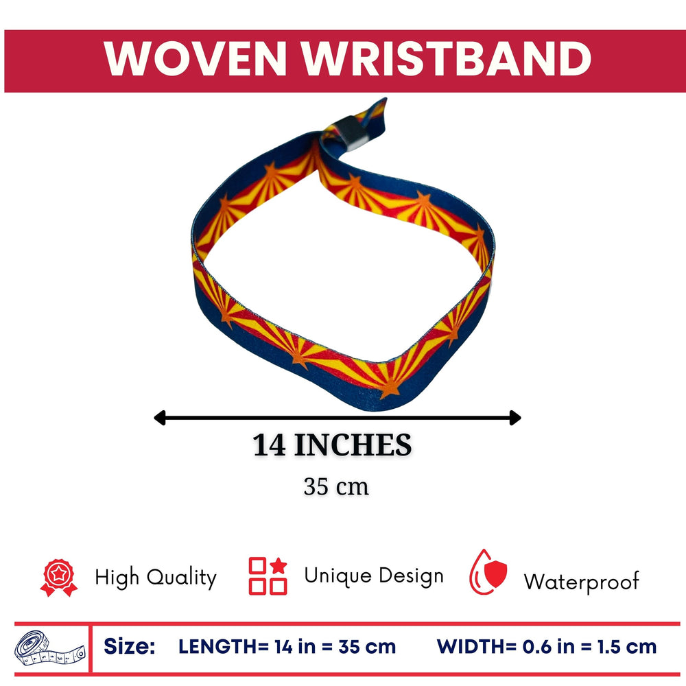 Woven Wristband - State Flag Arizona - USA - P1897