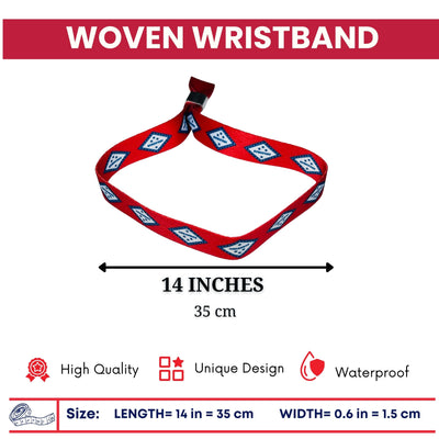 Woven Wristband - State Flag Arkansas - USA - P1899