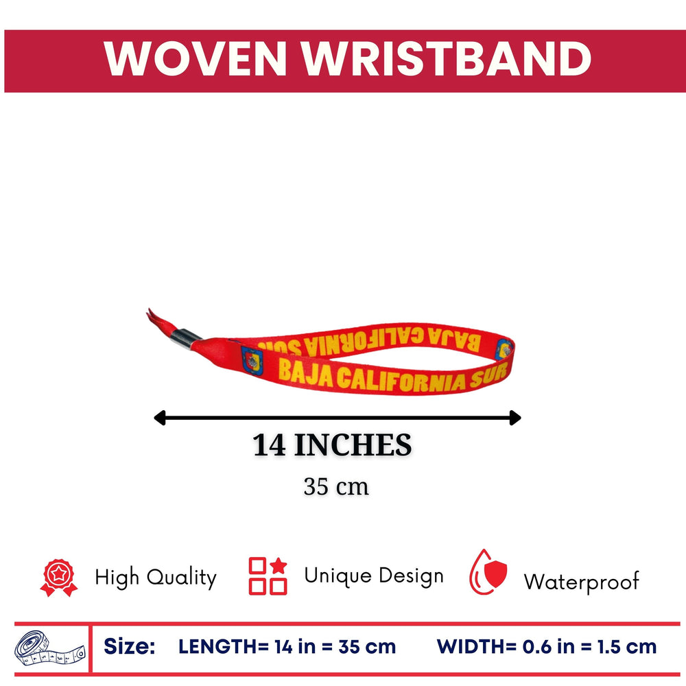 Woven Wristband – Shield of Baja California Sur - Mexico - P2593