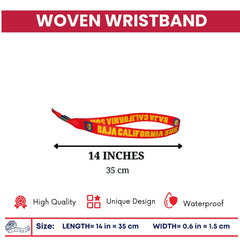Woven Wristband – Shield of Baja California Sur - Mexico - P2593